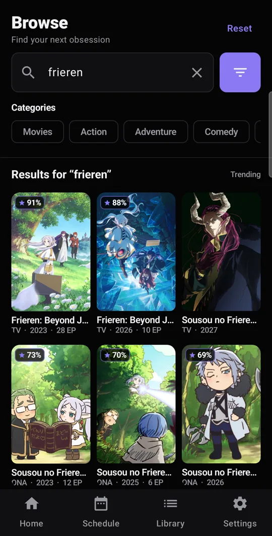 Search Screen